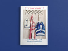 Charger l'image dans la galerie, Duo de sacs à dos rayures marinières