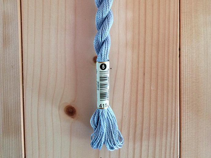 Coton perlé n°5 Argent