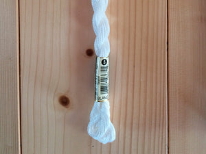 Coton perlé n°5 Blanc