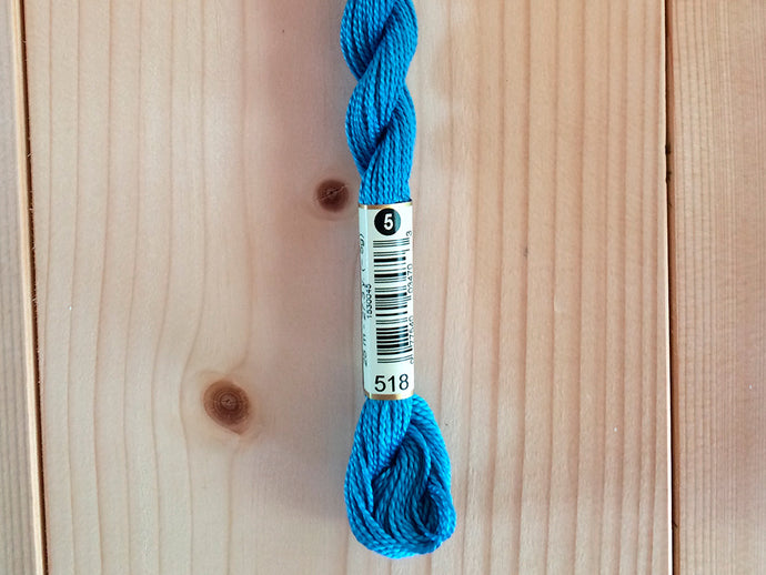 Coton perlé n°5 Bleu lagon