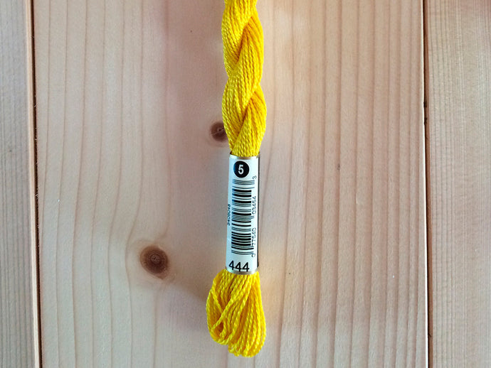 Coton perlé n°5 Jaune