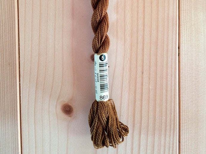 Coton perlé n°5 Marron Glacé