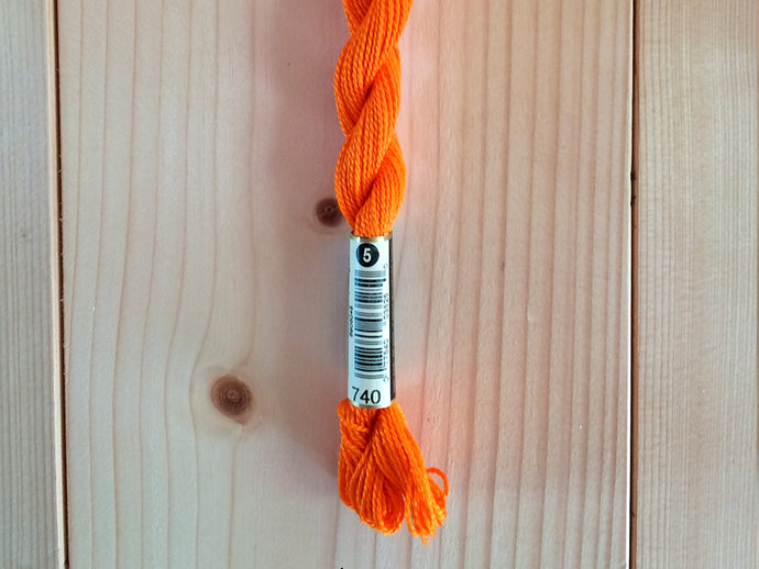 Coton perlé n°5 Orange