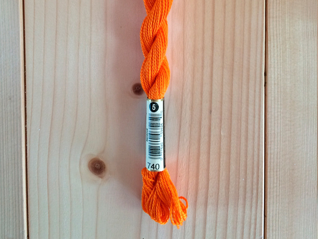 Coton perlé n°5 Orange