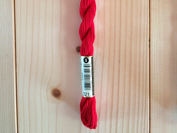 Coton perlé n°5 Rouge