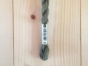 Coton perlé n°5 Titane