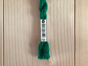 Coton perlé n° 5 vert émeraude