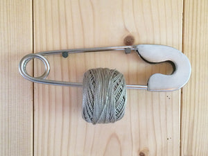 Coton perlé n°8 Titane