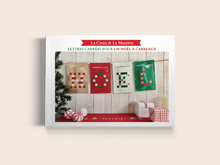 Charger l&#39;image dans la galerie, Lettres carrées pour un Noël à carreaux en Vinyle laqué perforé®