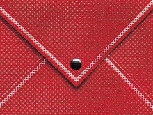 Charger l&#39;image dans la galerie, 6 petites pressions &quot;à la main&quot; rouges
